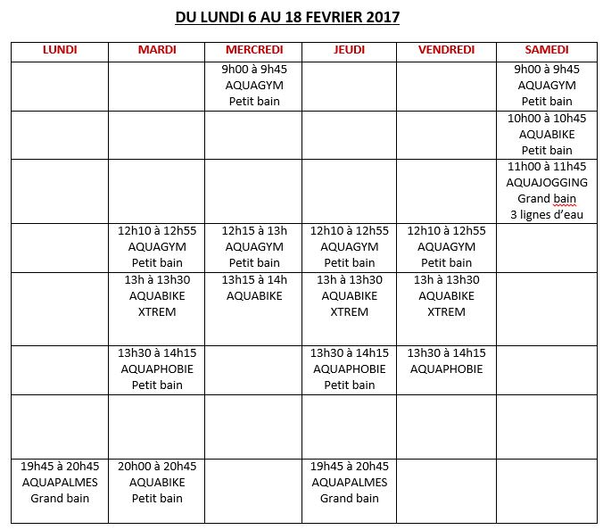 planning fevrier